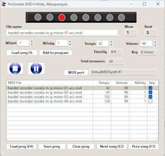 TriSonata screenshot