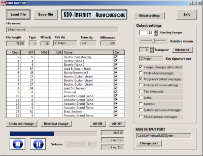 MIDI Doctor screenshot