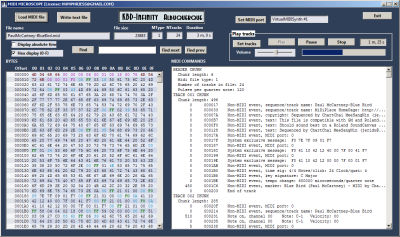 MIDI Microscope screenshot